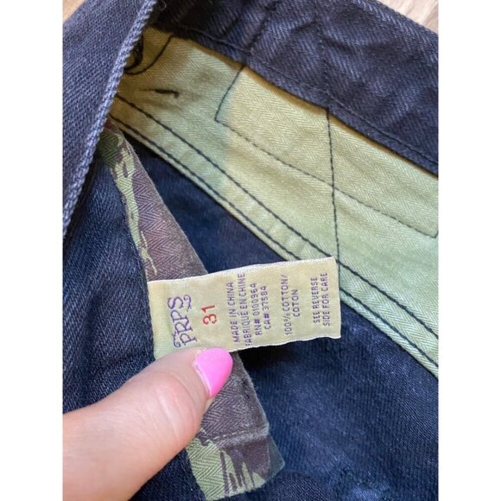 PRPS Rit Rambler Mens Button-Fly‎ Black Denim Jeans Size 31 - Picture 5 of 12